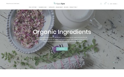 Responsive HippoSpa - SPA Store Magento Theme #62104