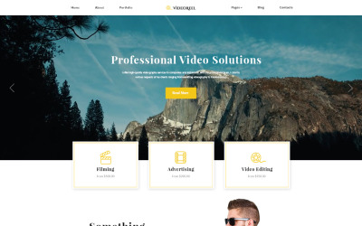 VideoReel - багатосторінковий веб-сайт відеооператора