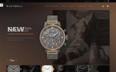 Watchelli - Tema PrestaShop del negozio di orologi di lusso