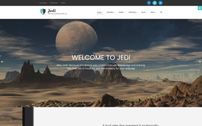 Jedi - Modello Joomla multiuso creativo