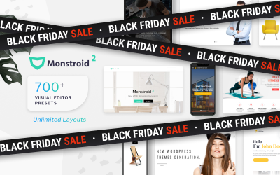 "Monstroid2——多功用" 响应式网页模板 #62267
