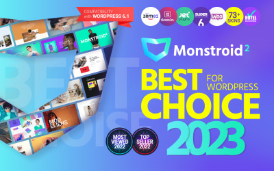 Monstroid2 — многоцелевая модульная тема WordPress Elementor