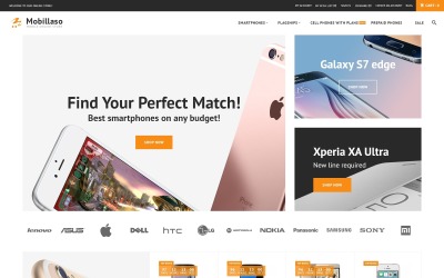 Tema Magento "Mobillaso" #62283