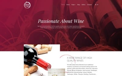 Wine Responsive Joomla Template