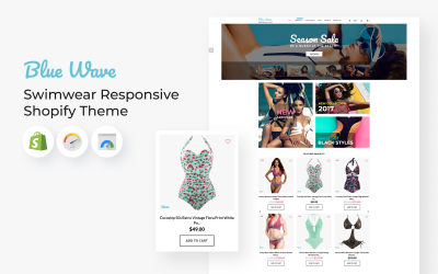 Адаптивна тема Shopify для купальників