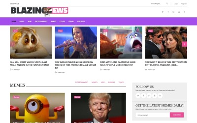BlazingNews - Адаптивна тема WordPress для журналу новин