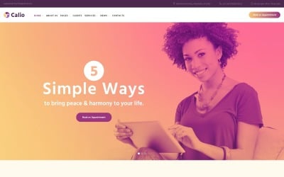 Calio - Therapy &amp; Counselling WordPress theme
