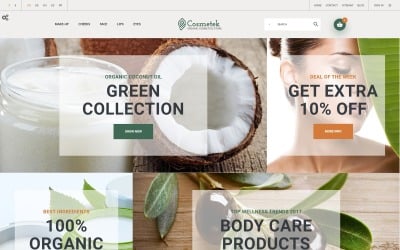 Cosmetek - Тема PrestaShop для магазина органической косметики