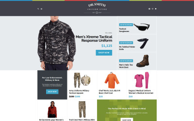 Dr. Smith - Uniform Store OpenCart Şablonu