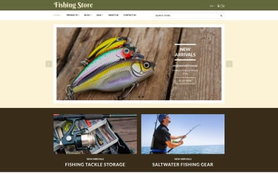 Fiskebutik - Fiskeutrustning och utrustning Shopify-tema