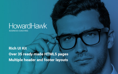 HowardHawk - Business Coaching flersidig webbplatsmall