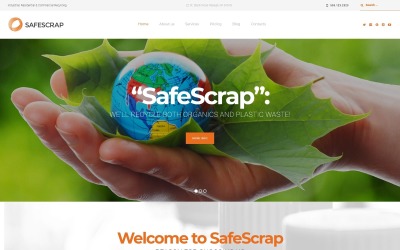 Recycling Services Umwelt WordPress Theme