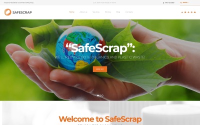 Responsive Recycling Services Environmental Wordpress #62328