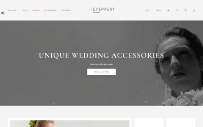 Responsivt Eveprest - Wedding PrestaShop-tema #62364