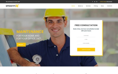 SpeedyFix - WordPress motiv Údržbářské služby