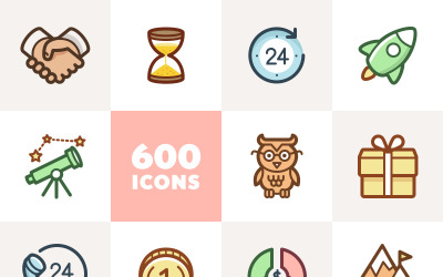 Capitalist Flat Icons Collection Set