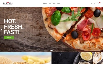 Deliatte - Food Delivery &amp; Takeaway Magento Theme