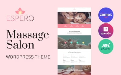 Espero - Thème WordPress réactif pour salon de massage