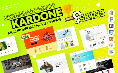 "KarDone - Multipurpose Designs" Responsive Shopify Thema №62439