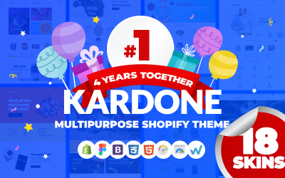 KarDone - Tema do Shopify de designs multifuncionais