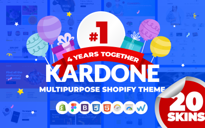 KarDone - víceúčelové motivy Shopify