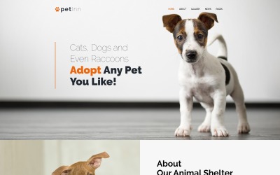 PetInn - Tema WordPress responsivo para abrigo de animais