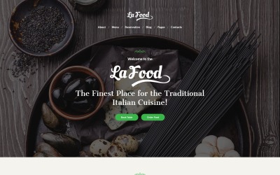 Tema De WordPress "La Food - Italian Restaurant Responsive" #62451