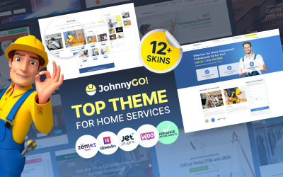 JohnnyGo - Тема для багатоцільових послуг для дому WordPress
