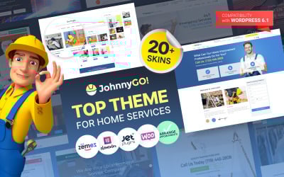 JohnnyGo - Tema WordPress per servizi domestici multiuso