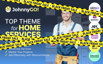 Reszponzív JohnnyGo - Multipurpose Home Services WordPress sablon 62555