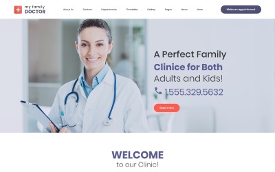Privát családorvos WordPress téma