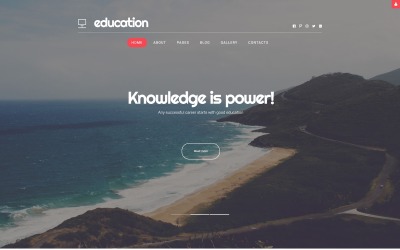 Responsieve Joomla-sjabloon voor onderwijs