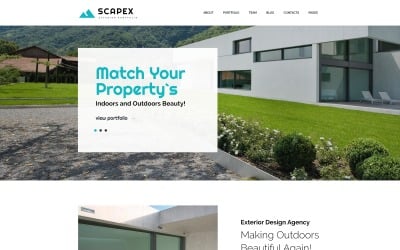 Scapex - Thème WordPress pour portfolio de designers extérieurs