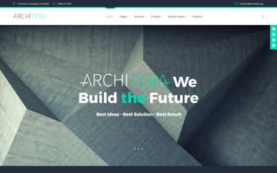 Architera - адаптивна тема WordPress з архітектурної фірми
