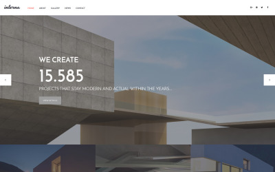 Arkitektur Moto CMS HTML-mall