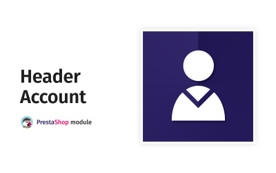 Header Account PrestaShop module