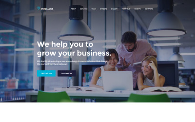 Intellect - Business Moto Cms Html #63444