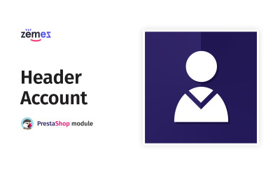 Módulo Header Account PrestaShop