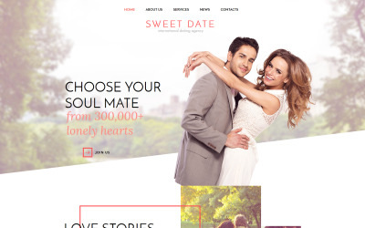 Premium Dating Templates Moto Cms Html #63439
