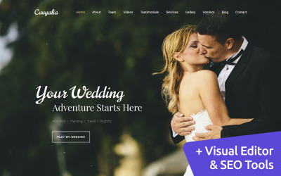 Responsive Cavyalia Moto CMS 3 Template #63452