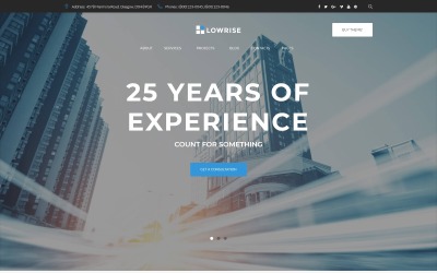 Responsivt Architect Services Portfolio WordPress-tema #63416