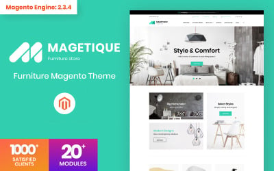 Magetique - Magento тема для мебели