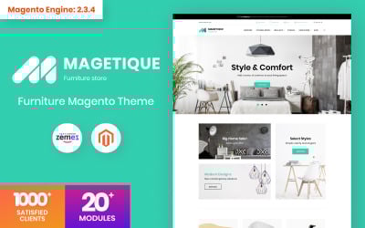 Magetique - Meubels Magento-thema