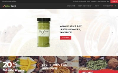 Spices Store - Spices Bootstrap Template Magento Teması