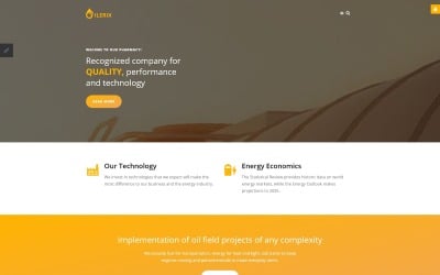 Gas &amp; Oil Responsive Joomla Template