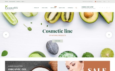 Responsive Cosmetti - Cosmetics Store Prestashop #63628