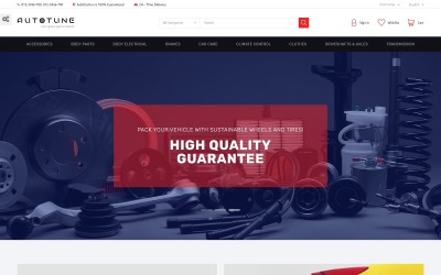 Reszponzív Autotune Responsive PrestaShop sablon 63625