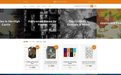Tema OpenCart Responsive #63696 "Books Responsive OpenCart Template"
