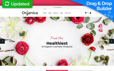 Cosmetics Store Responsive MotoCMS Ecommerce Template