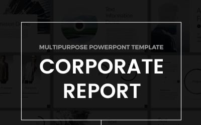 Modello PowerPoint di report aziendale